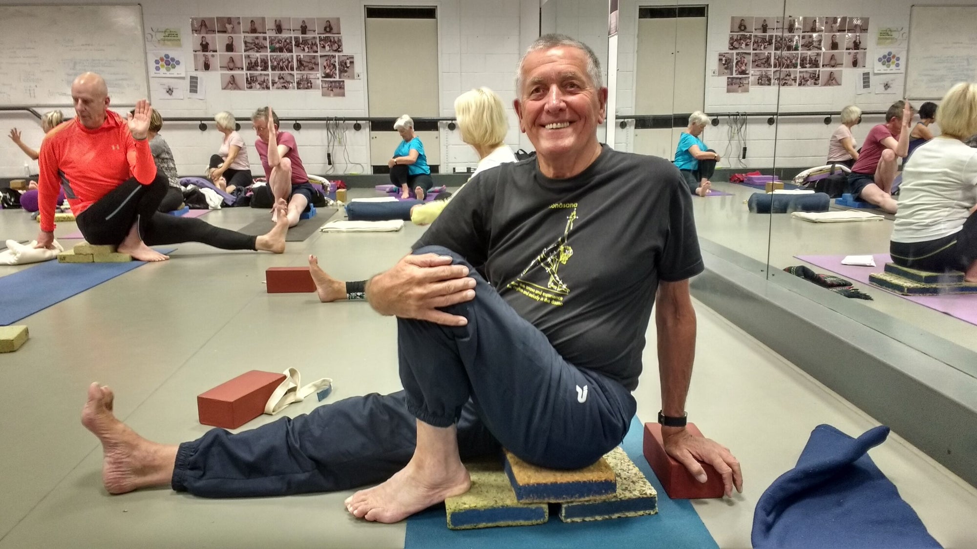 Gordon Austin: teaching yoga at 85 - and as passionate about it as ever!