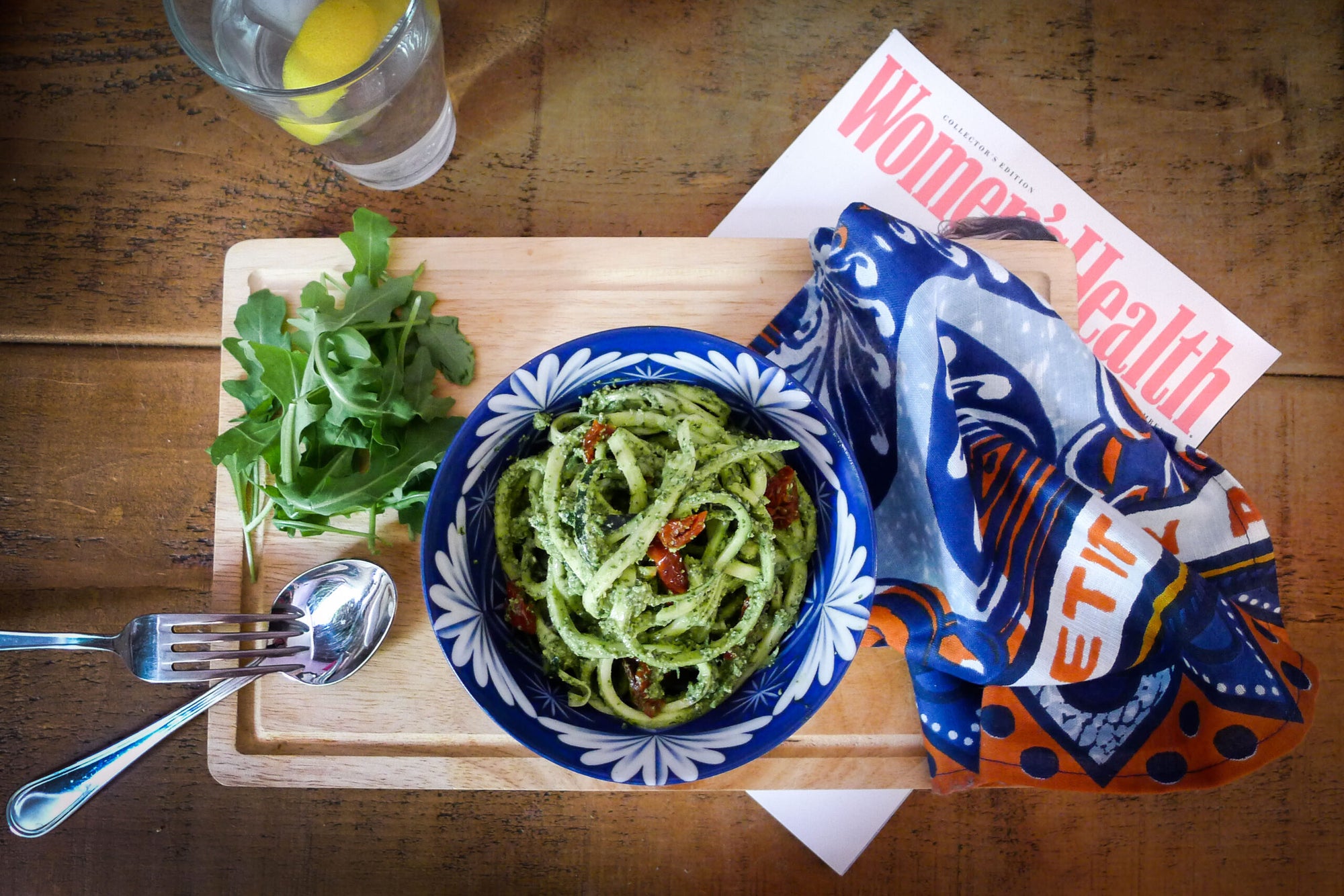 Vegan Basil Pesto Courgetti