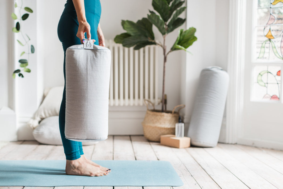5 Poses with the Yogamatters Small Rectangular Bolster