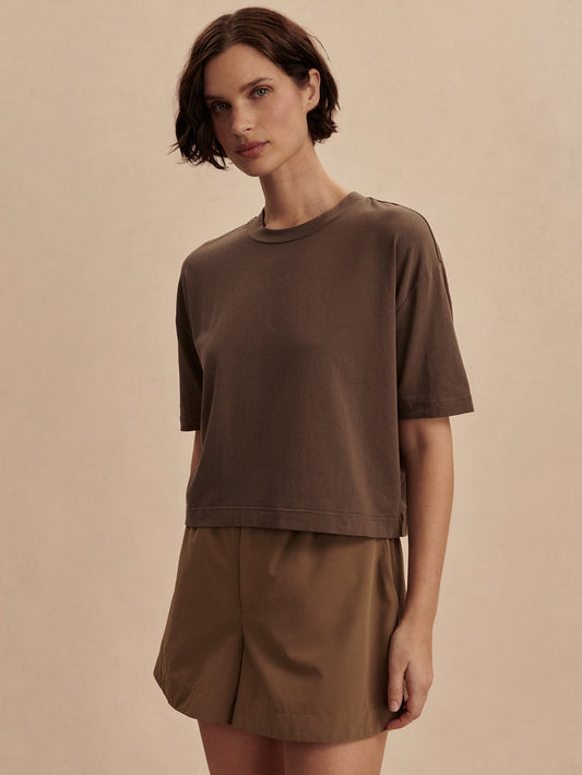 Varley Venice Easy Tee - Chocolate Chip