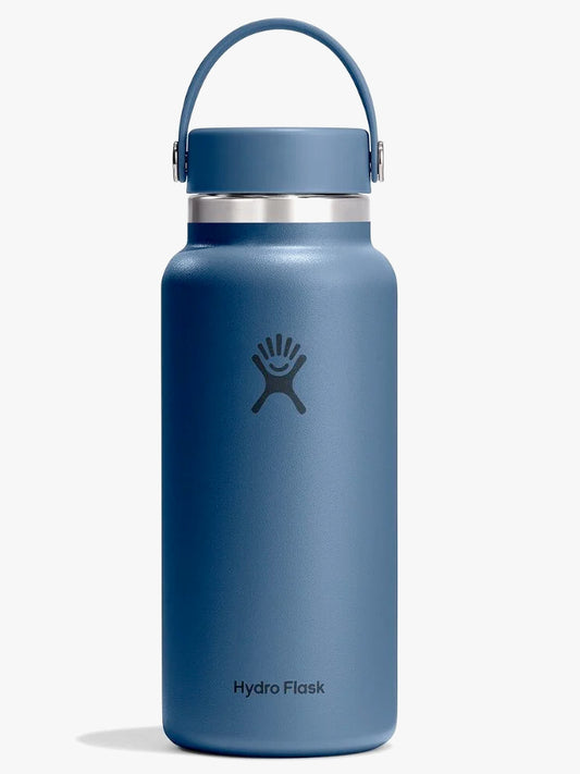 Hydro Flask 946ml (32oz) Wide Mouth Flex Cap Bottle - Harbour Blue