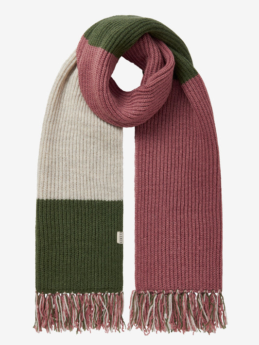Komodo Alexa Lambswool Scarf - Rose Stripe