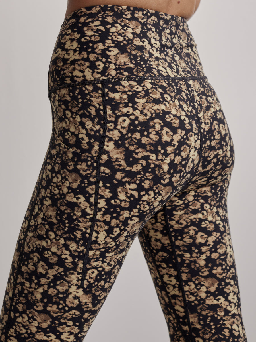 Leopard cheap running leggings