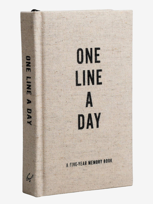 One Line A Day Journal - Canvas