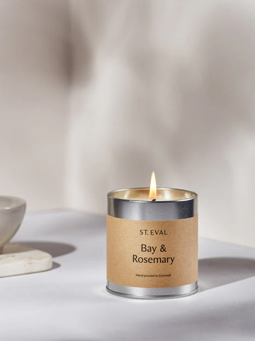 St. Eval Candle Tin - Bay & Rosemary