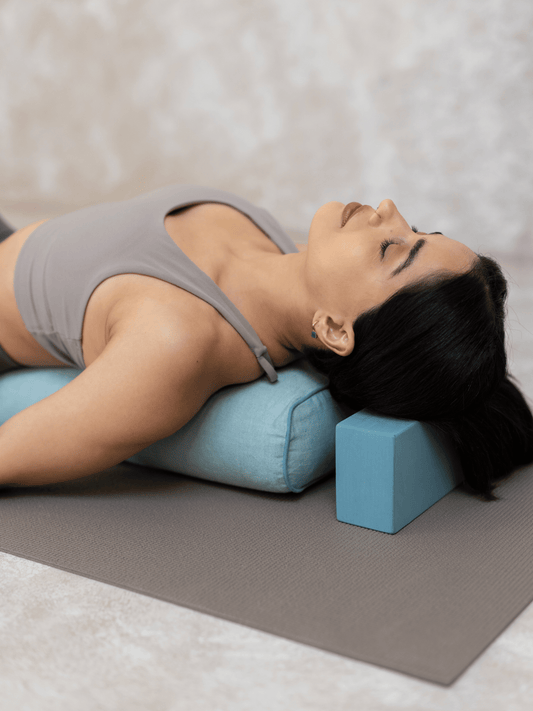 Yogamatters Organic Cotton Small Rectangular Buckwheat Bolster
