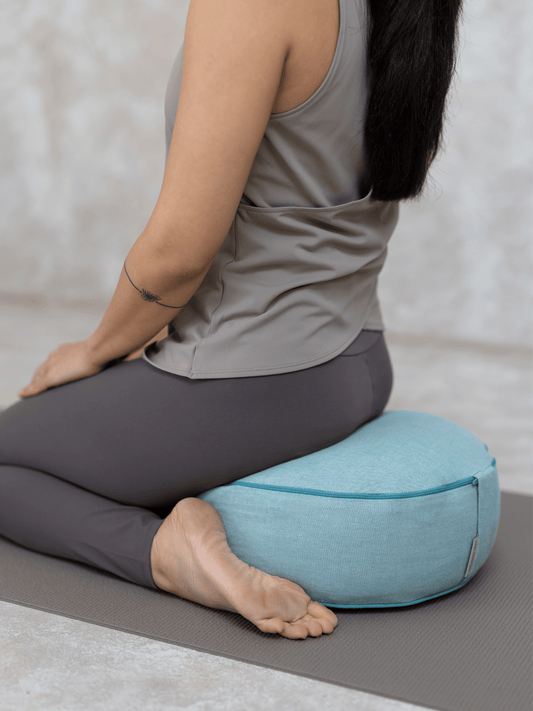 Yogamatters Organic Cotton Chambray Meditation Cushion