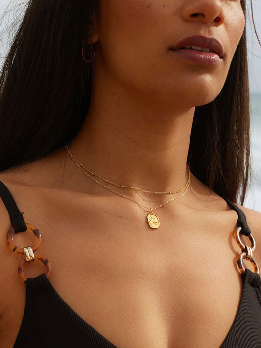 Wanderlust Life Gold Chain Pendant Necklace - Aeris