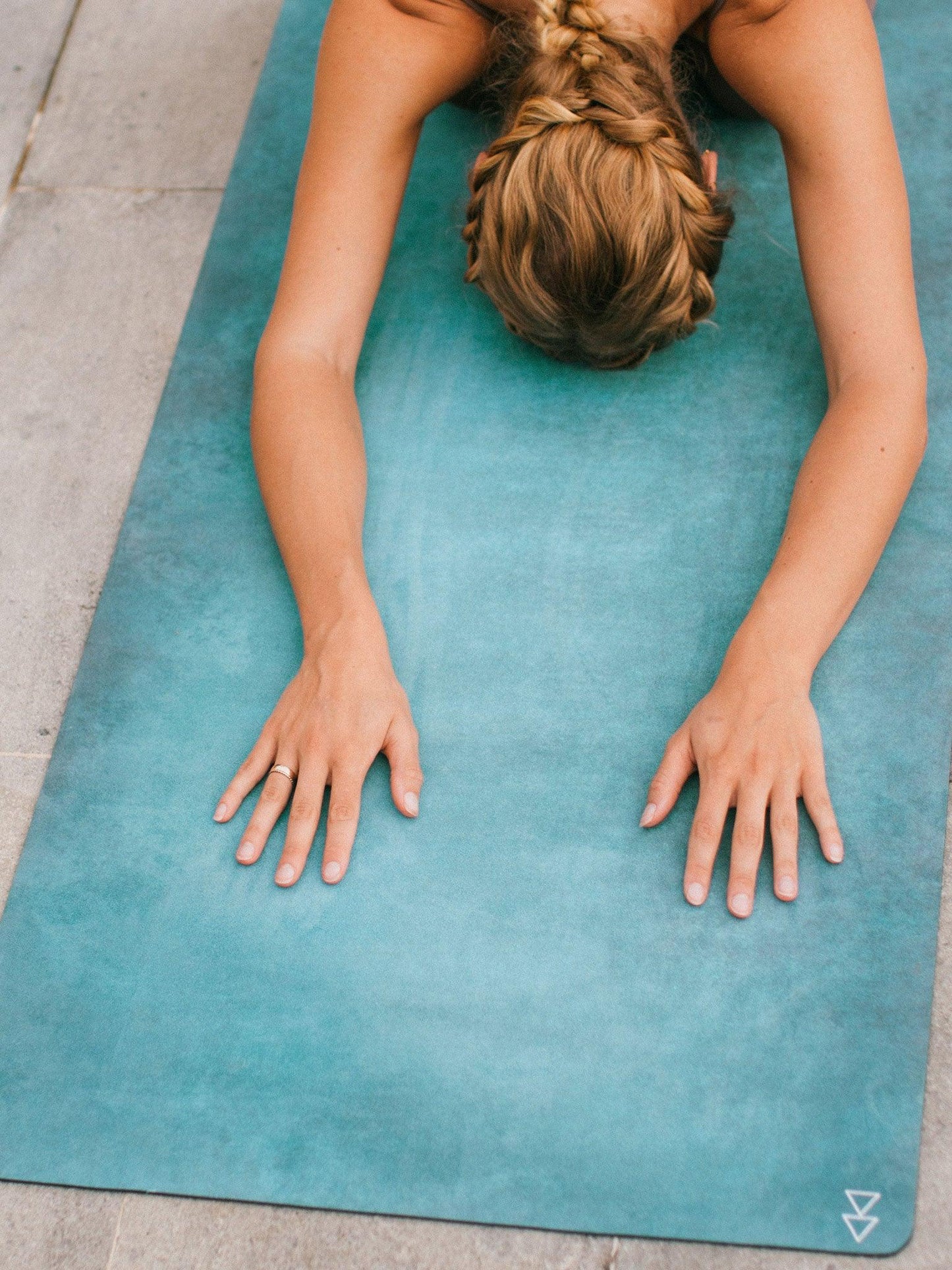 Yoga Design Lab Travel Mat 1.5mm- Aegean Green