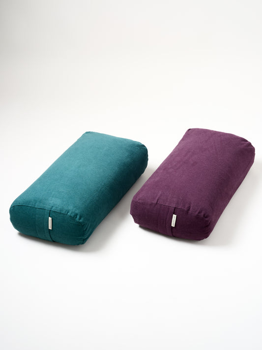 Yogamatters Brushed Organic Cotton Rectangular Bolster