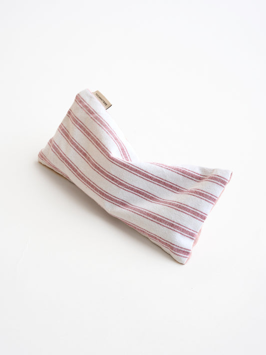 Yogamatters Eye Pillow - Rose Quartz Ticking Stripe