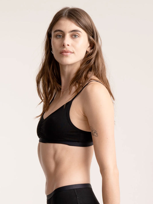 Komodo Anastasia Organic Cotton Bra - Black