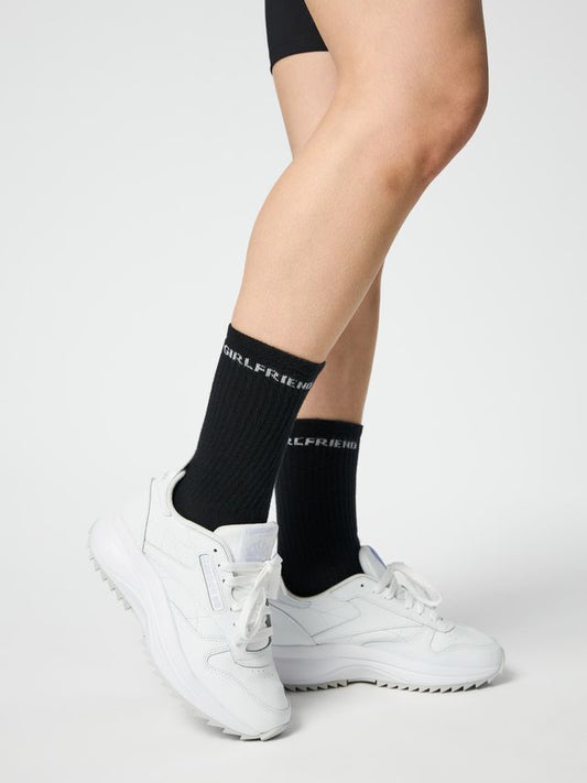 Girlfriend Collective 3-pack Crew Socks - Black