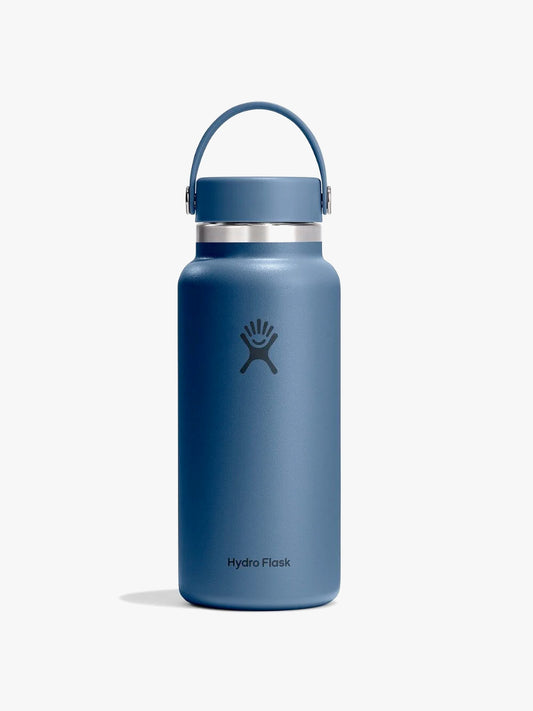 Hydro Flask 946ml (32oz) Wide Mouth Flex Cap Bottle - Harbour Blue