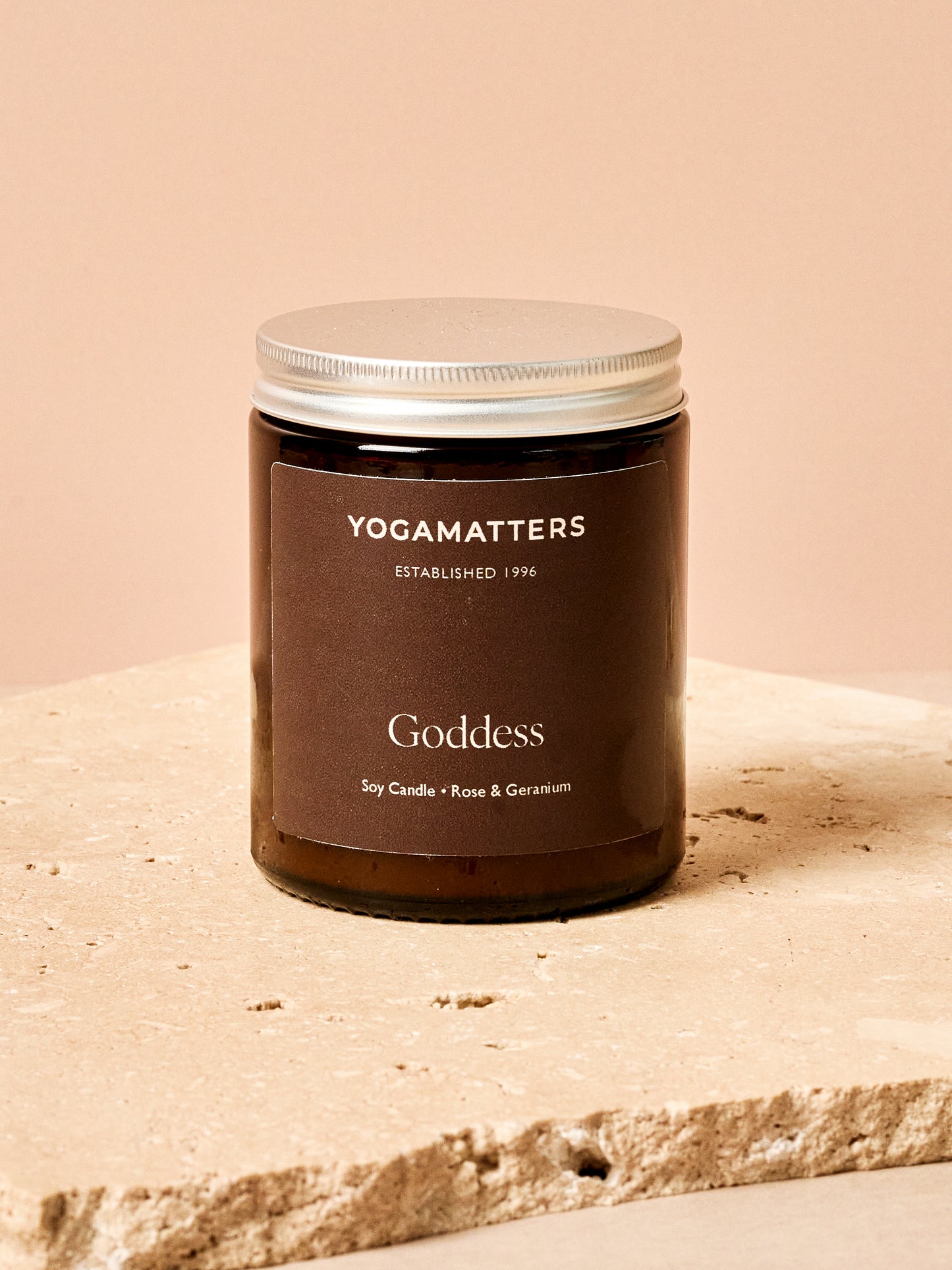 Yogamatters Goddess Soy Candle 180ml - Rose & Geranium