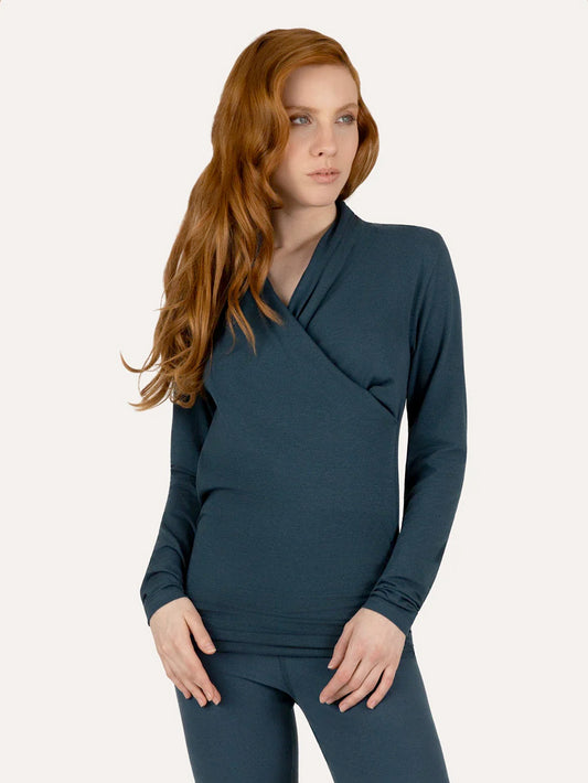 Urban Goddess Good Karma Long Sleeve Yoga Top - Orion