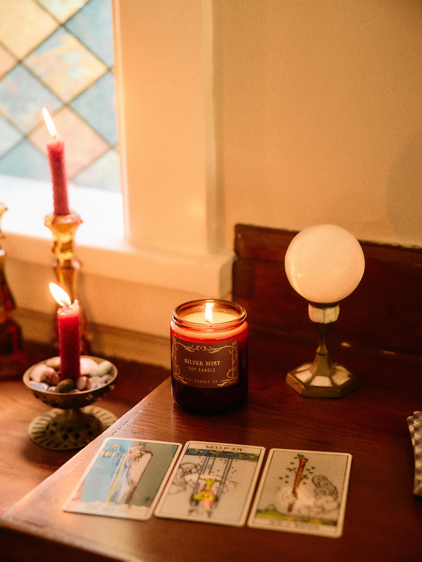 P.F. Candle Co. 7.2oz Soy Candle - Silver Mist