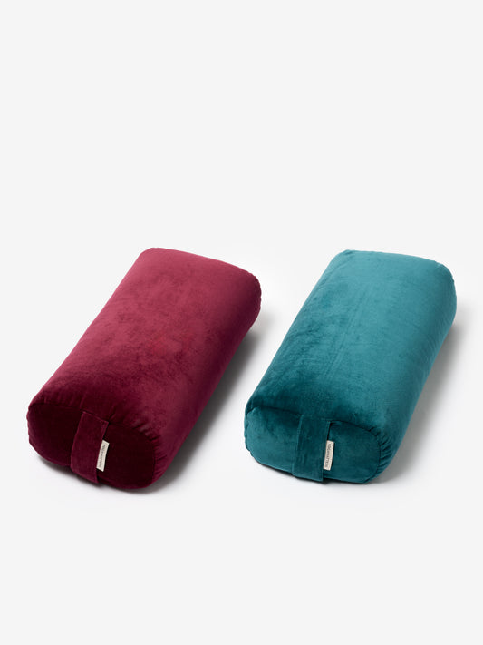 Yogamatters Velvet Small Rectangular Buckwheat Bolster