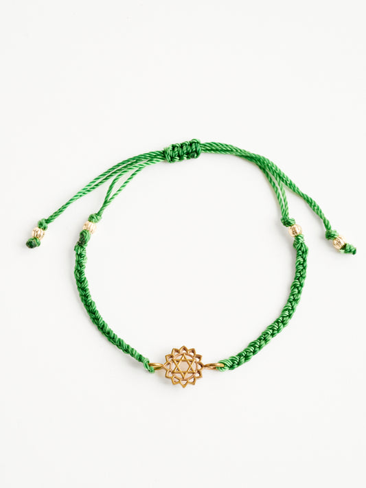 Yogamatters Woven Chakra Bracelet - Heart