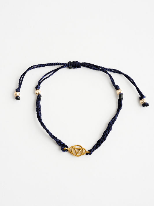 Yogamatters Woven Chakra Bracelet - Third Eye