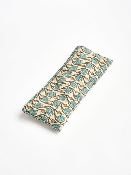 Yogamatters Block Print Eye Pillow - Peace Lily