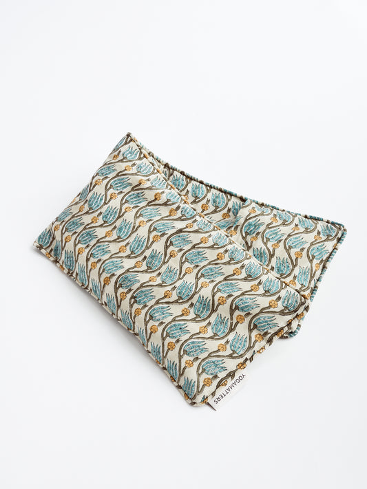 Yogamatters Block Print Grounding Bag - Peace Lily
