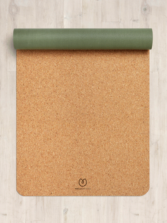 Yogamatters Eco Cork Yoga Mat - Green - Box of 6