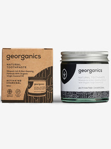 Georganics Mineral-rich Toothpaste 60ml - Activated Charcoal