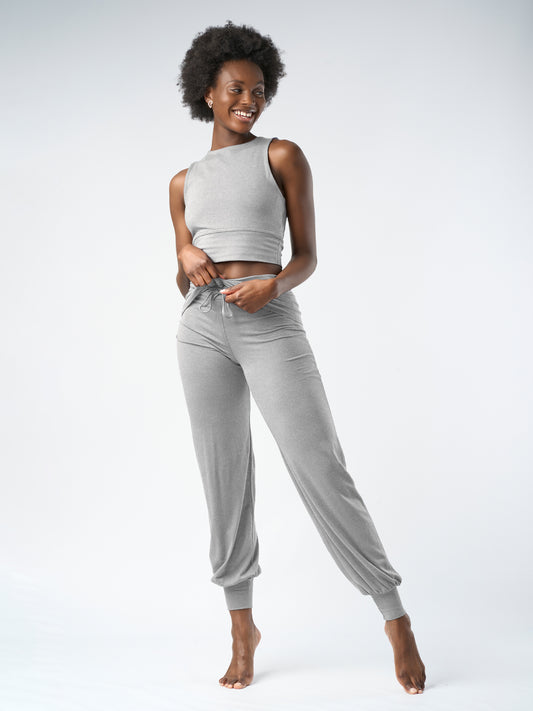 Gossypium Aspire Light Pants - Marl Grey