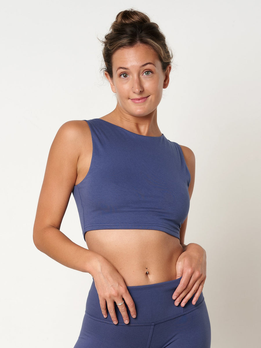Gossypium Evolve Cropped Yoga Vest Yogamatters