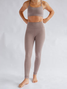 Girlfriend Collective Float High Rise Leggings - Heather Cocoon