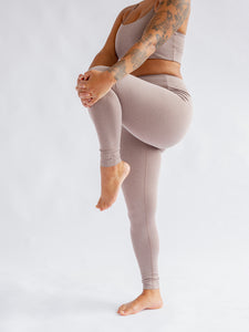 Girlfriend Collective Float High Rise Leggings - Heather Cocoon
