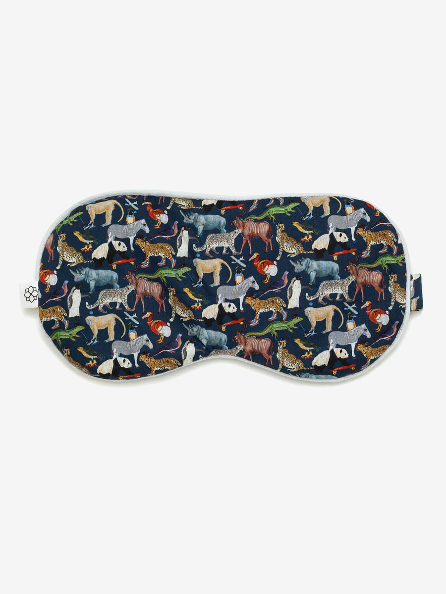 Spritz Wellness Liberty Print Aromatherapy Eye Mask Animals Yogamatters