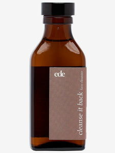 ede cleanse it back face cleanser