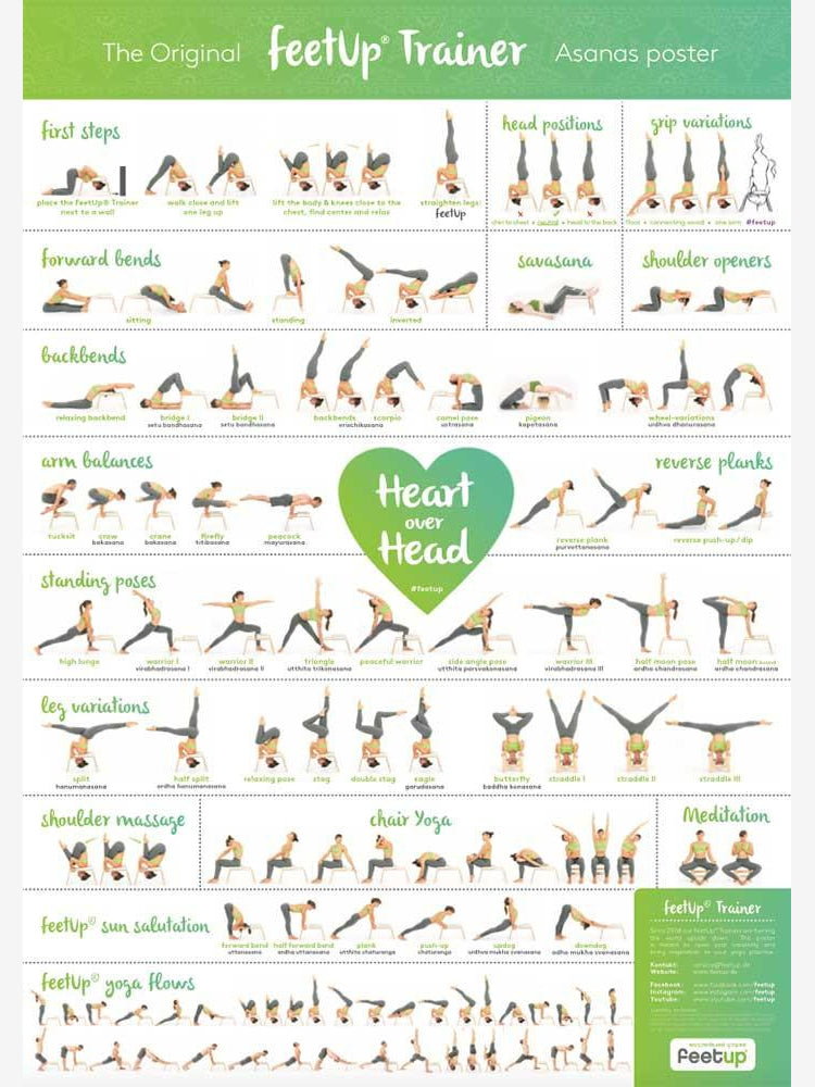 FeetUp Headstand Yoga Stool Classic Yogamatters