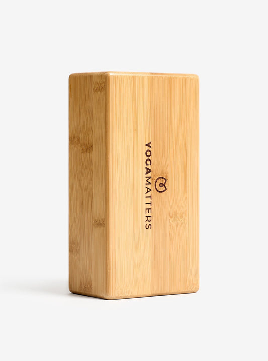 sustainable eco friendly bamboo yoga brick block