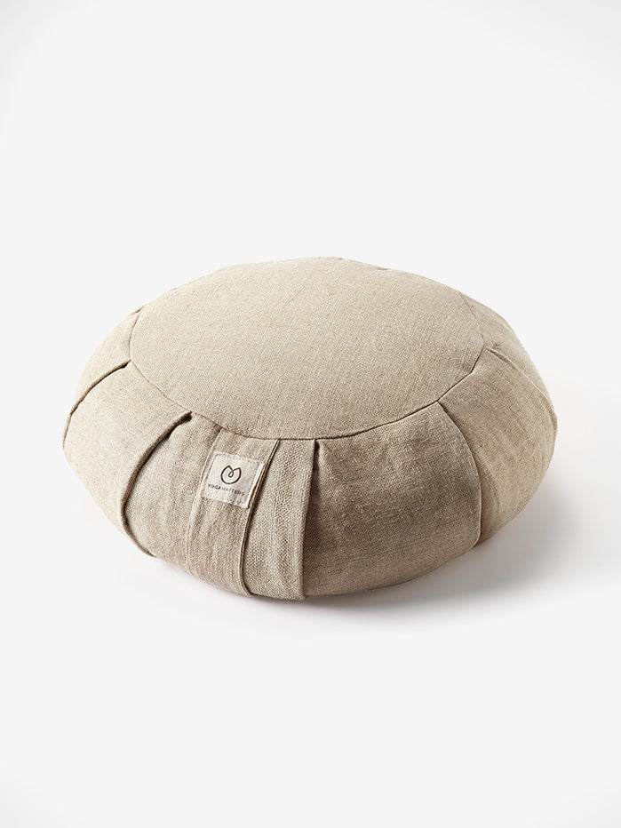 Yogamatters Hemp Buckwheat Zafu Meditation Cushion Natural