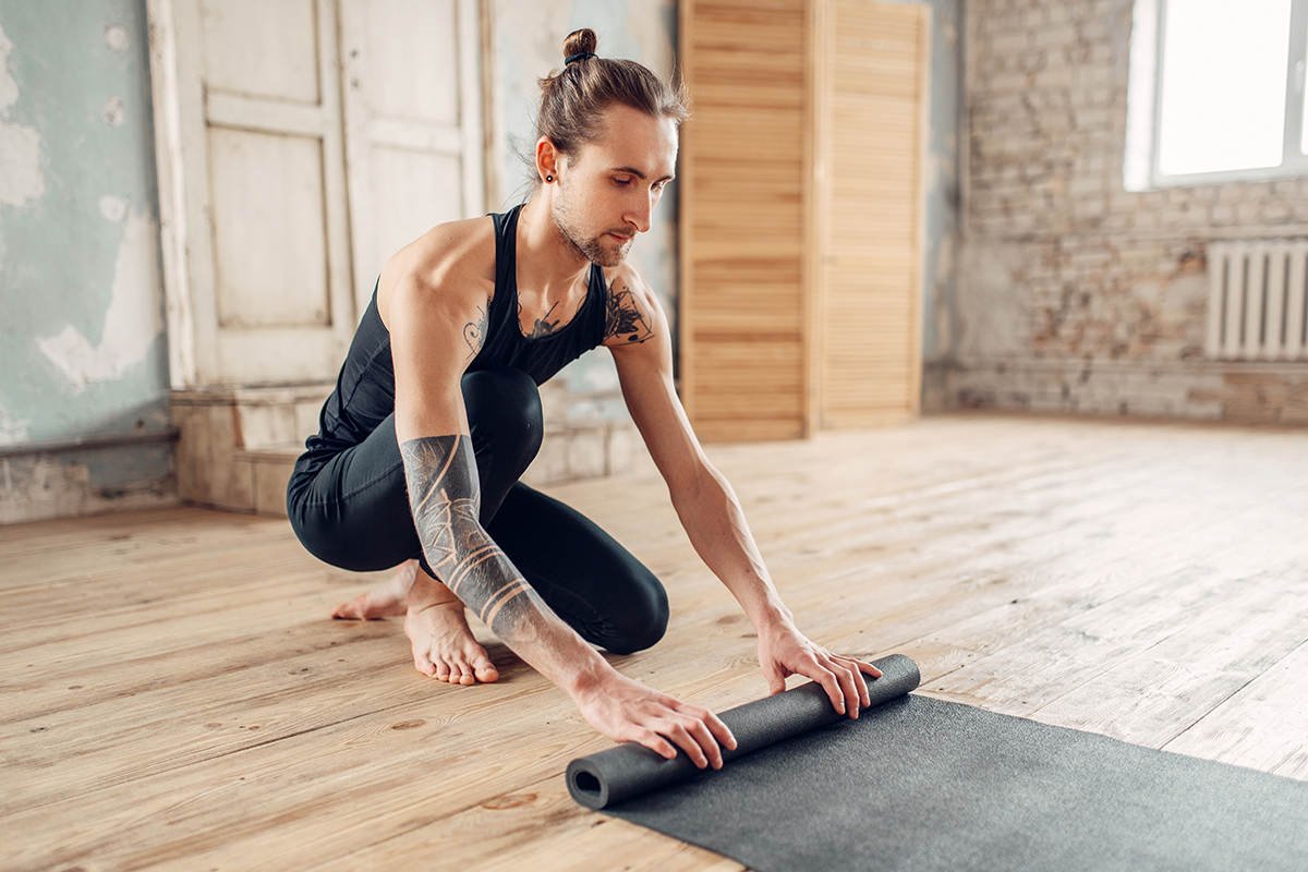 Easy full-body yoga workout for men 