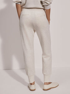 Varley The Slim Cuff Pant 25 - Ivory Marl