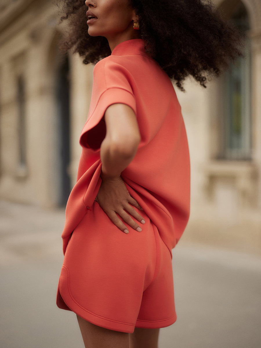 Varley Coulter High Rise Short 3.5 - Summer Fig