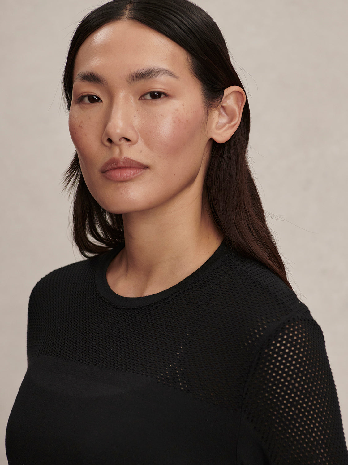 Varley Samia Seamless Long Sleeve Tee - Black