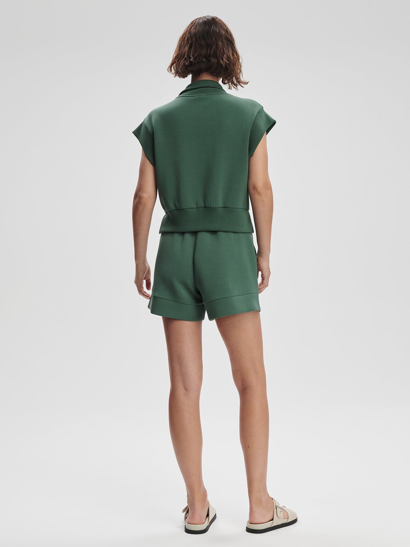 Varley Kelly Half Zip Sweat - Cilantro