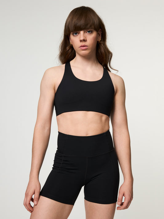 Girlfriend Collective Simone High Support Bra - Black