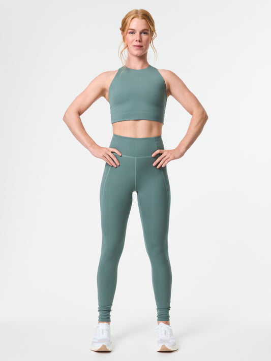 Girlfriend Collective Compressive High-Rise Legging - Hunter