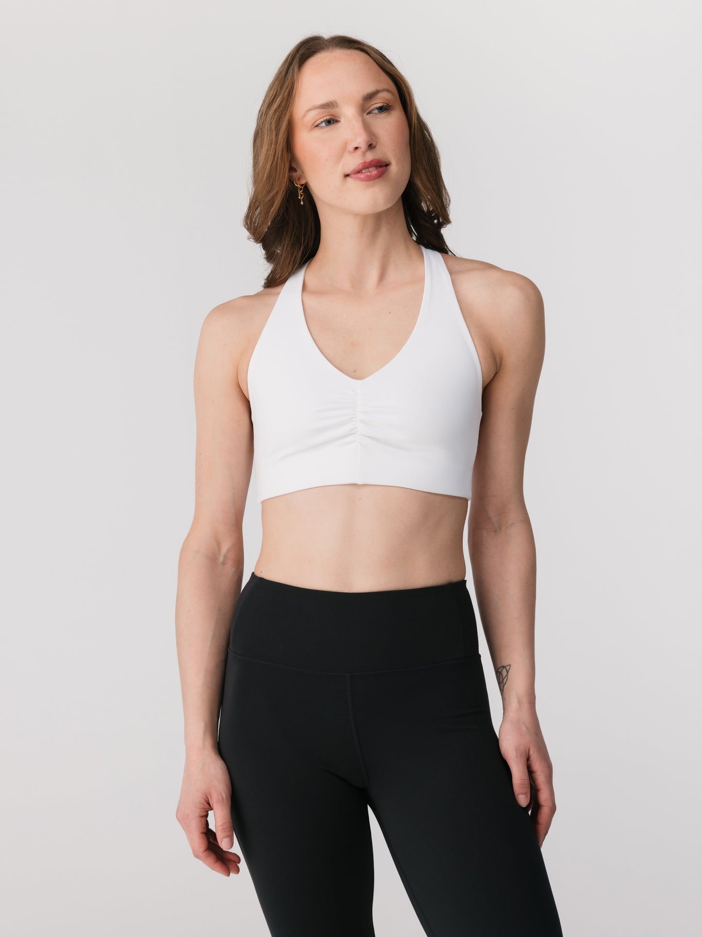 Girlfriend Collective Stevie Ballet Bra - Bright White