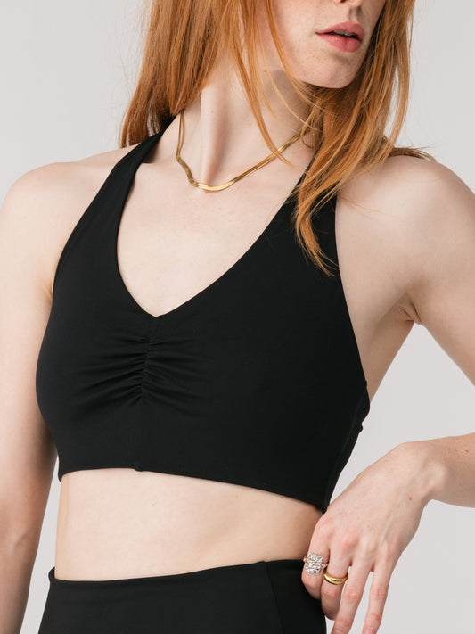 Girlfriend Collective Stevie Ballet Bra - Black