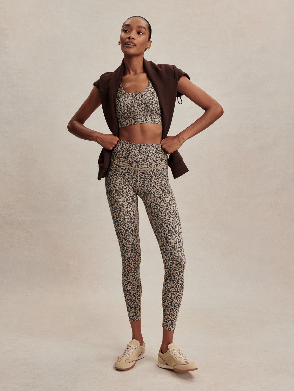 Varley Freesoft High Rise Legging 25 - Dappled Floral