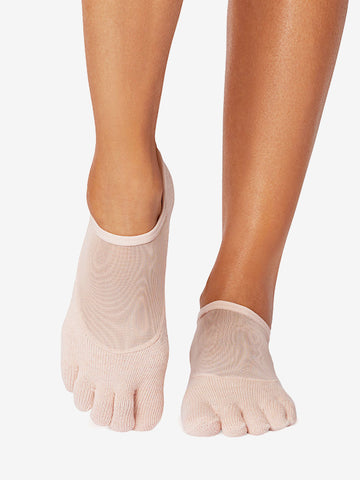 ToeSox Full Toe Luna Grip Socks - Mellow