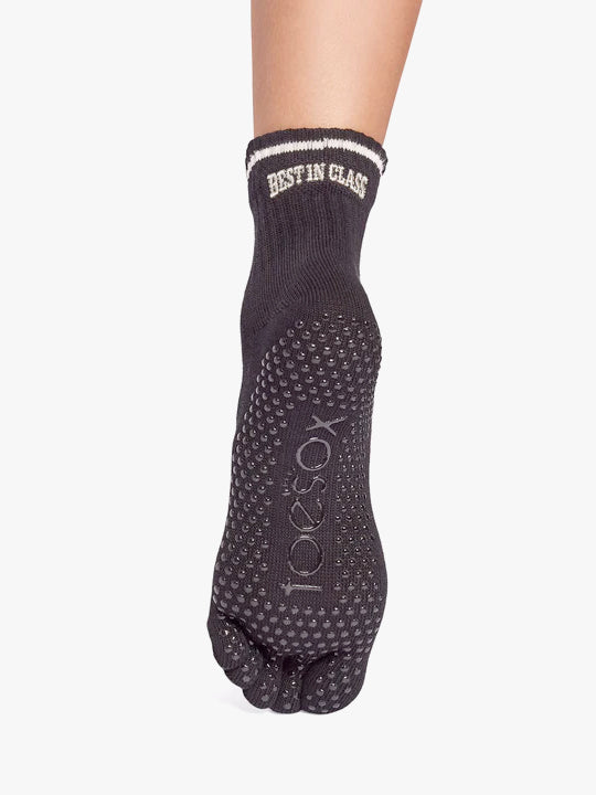 ToeSox Full Toe Melody Grip Socks - Best in Class