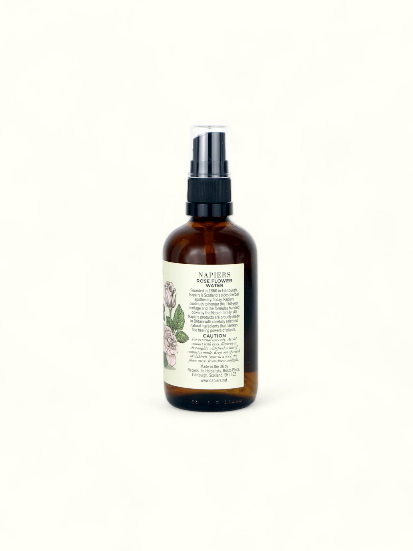 Napiers Flower Water 100ml - Rose
